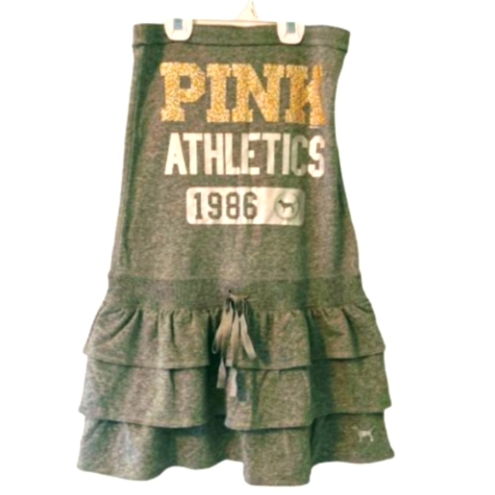 Victoria secret pink Y2K bling rare tube top summer dress large